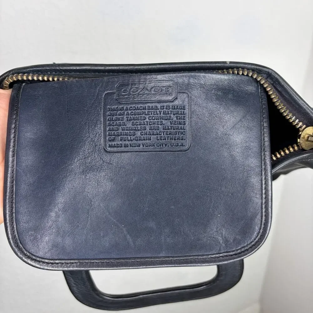 Vintage 70's Coach Slim Satchel briefcase Unisex Made In USA medium size 13